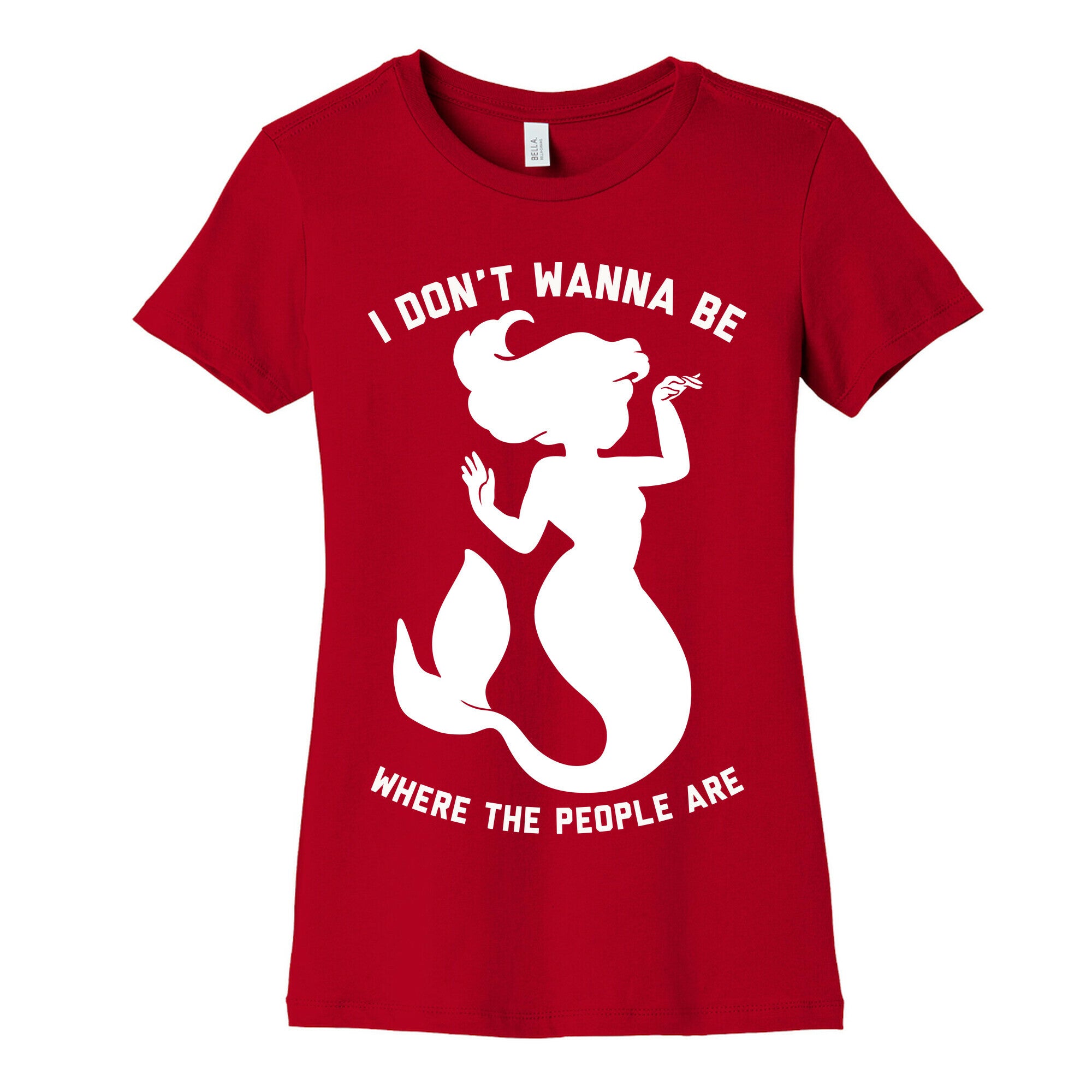 I Don't Wanna Be Where The People Are Women's Cotton Tee